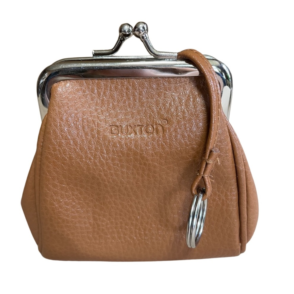 Vintage Buxton Change Purse with Key Ring